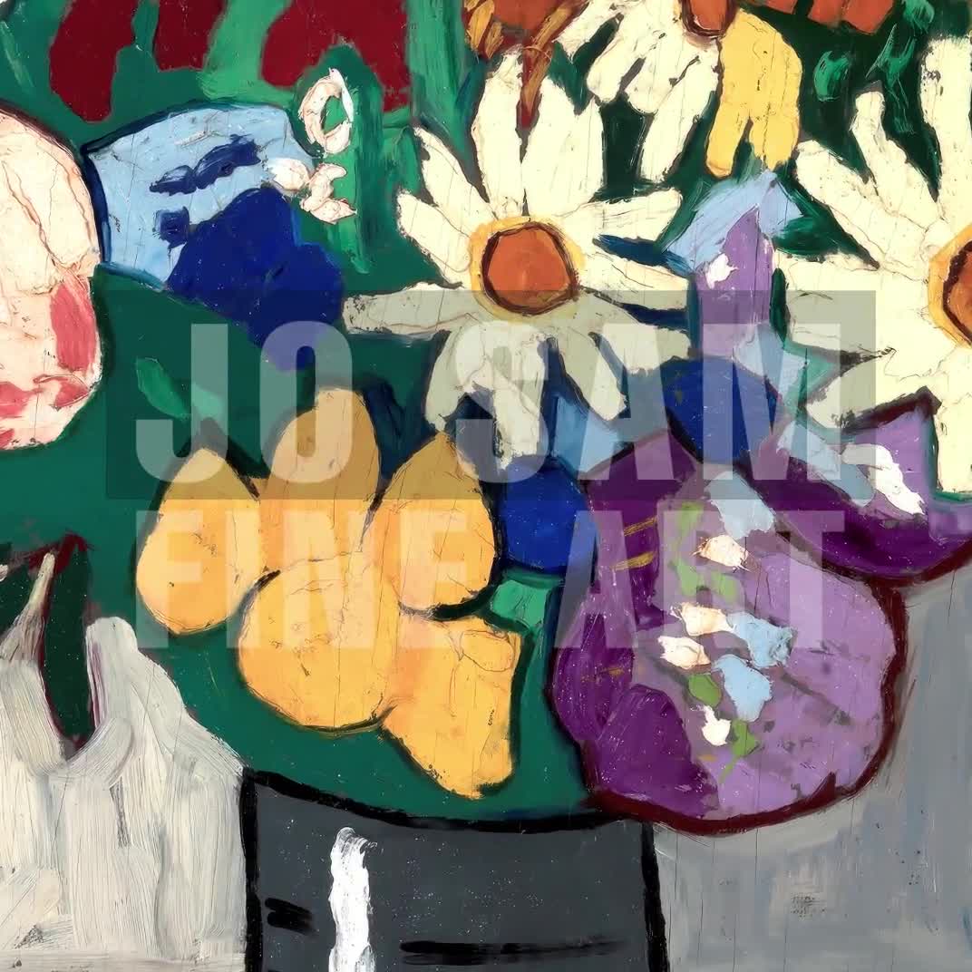 William H. Johnson Flowers Giclee Print, African American Art - Etsy