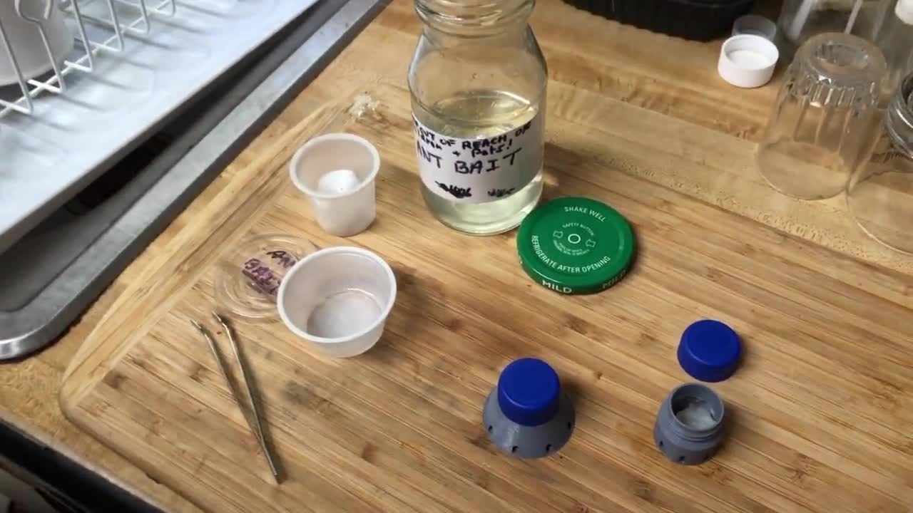 Ant Bait Stations Using Recycled Bottle Caps! Reusable! - Etsy