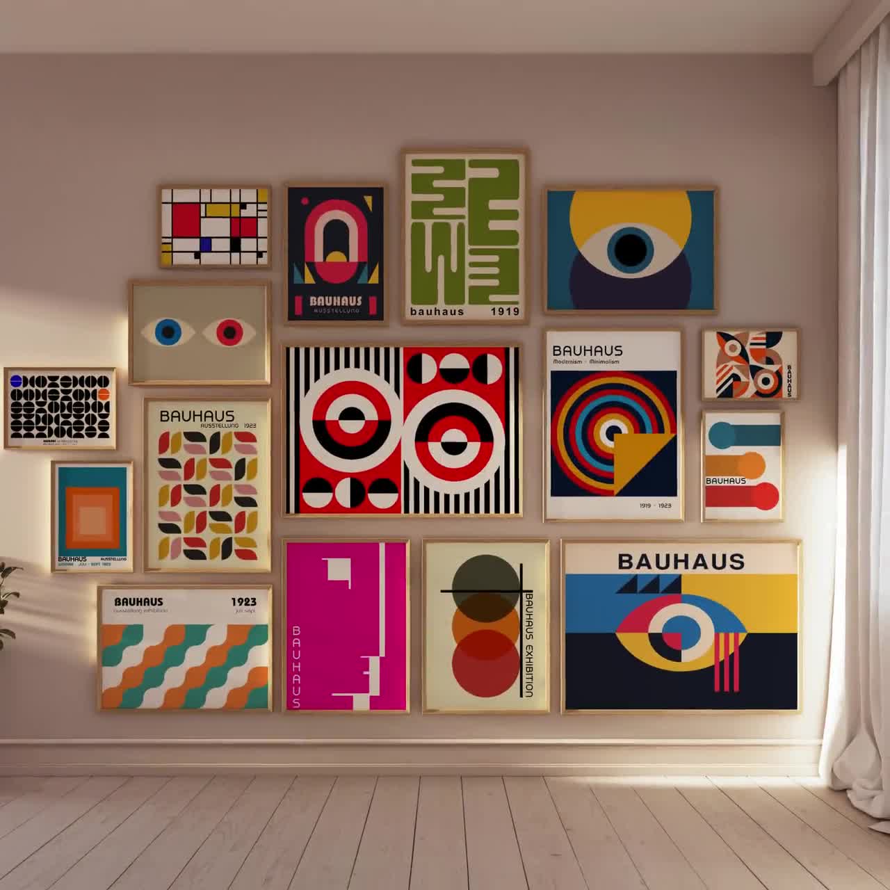 Bauhaus Art Print Bundle: 4000+ Modern Geometric Posters (digital