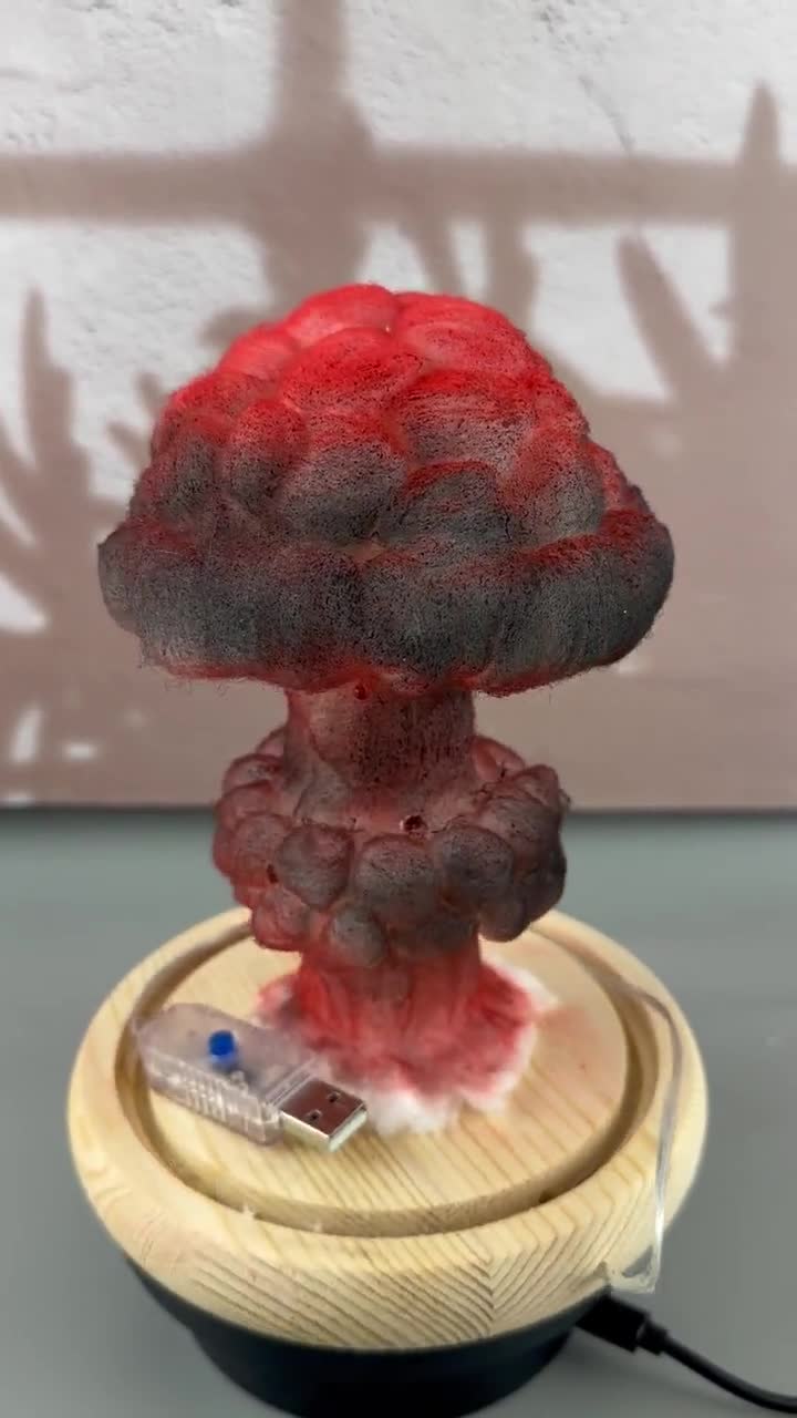 キノコ雲LEDナイトライト、原爆装飾 - Etsy 日本