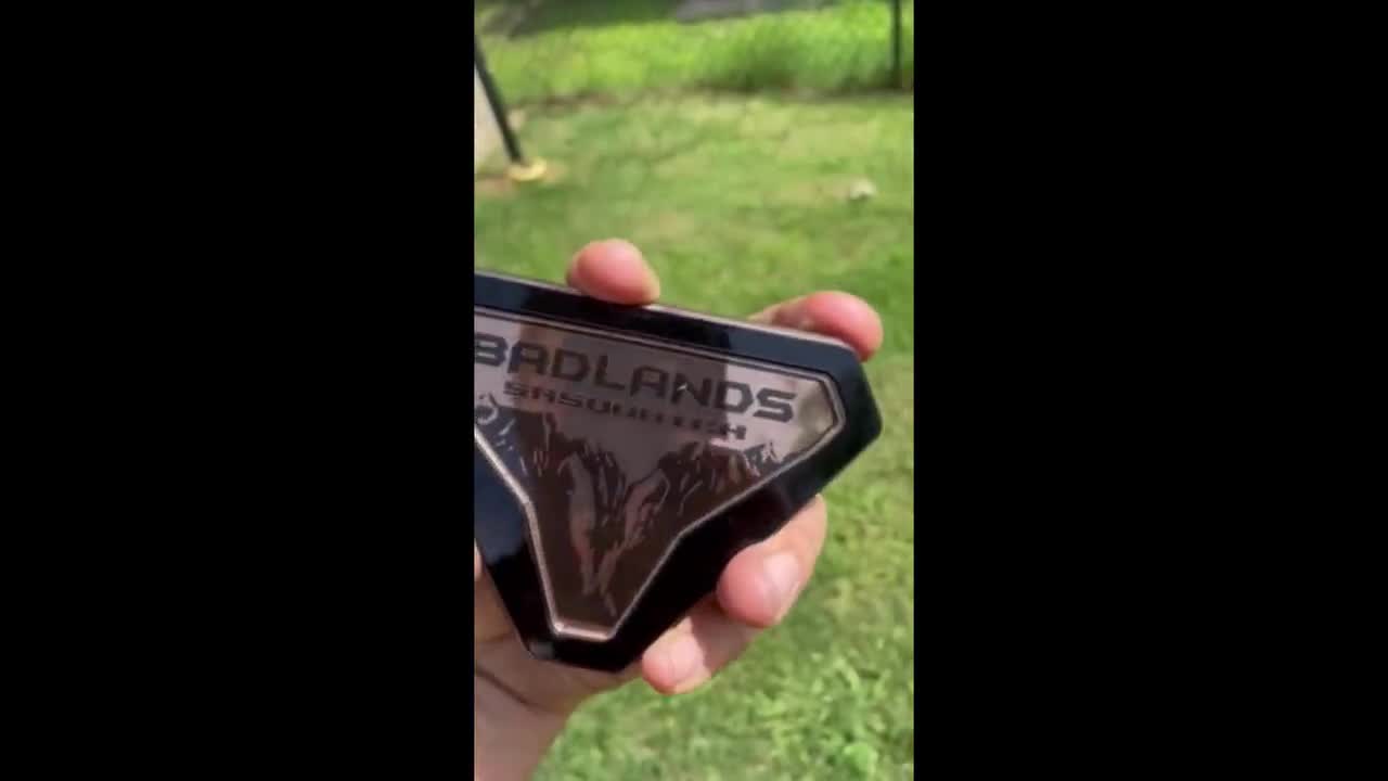 Badlands Sasquatch Chrome Fender Badge, Acrylic Emblem - Etsy