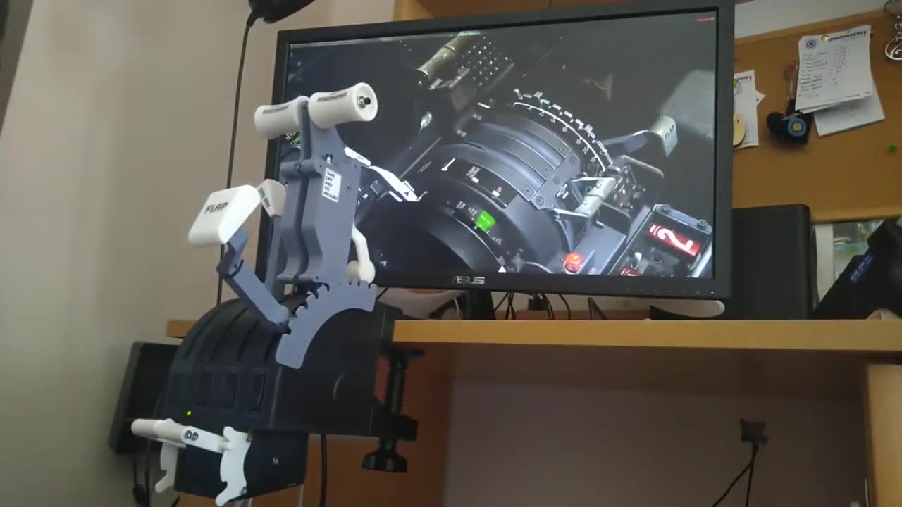 Saitek Pro Flight Throttle Quadrant、Homecockpit Mod、フライト