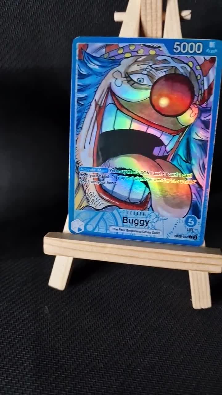 One Piece Proxy Card Holo - Buggy Leader OP09-042 Alt Art - Etsy