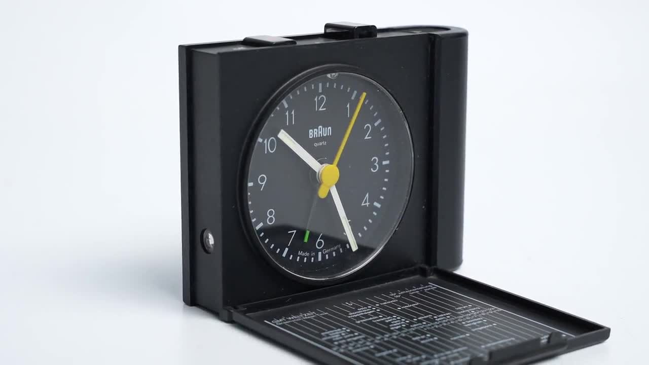 Braun AB 313 SL Travel Alarm Clock (type 4784) – 1980s German