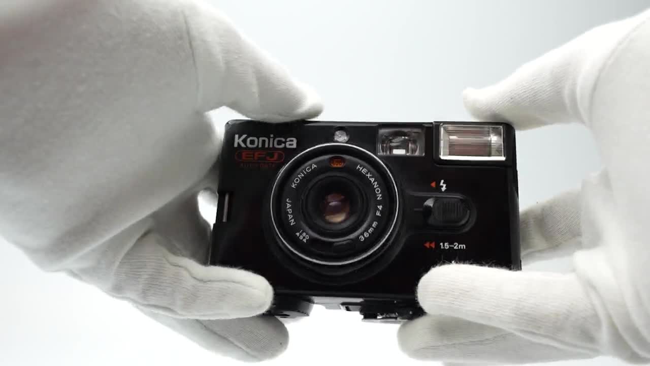 Konica EFJ Auto Date – Vintage 35mm Compact Camera for Easy Analog