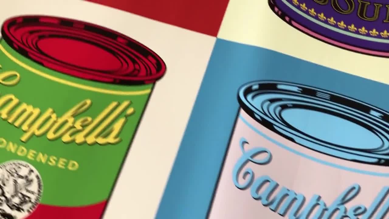 ポップアートポスター キャンベルのトマトスープ - アンディ