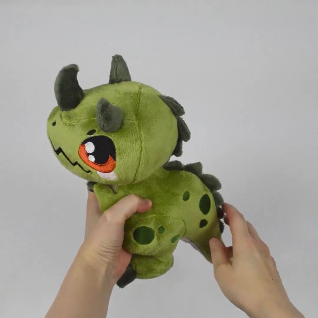 肉食恐竜のぬいぐるみの縫製パターン .pdf チュートリアル T-Rex