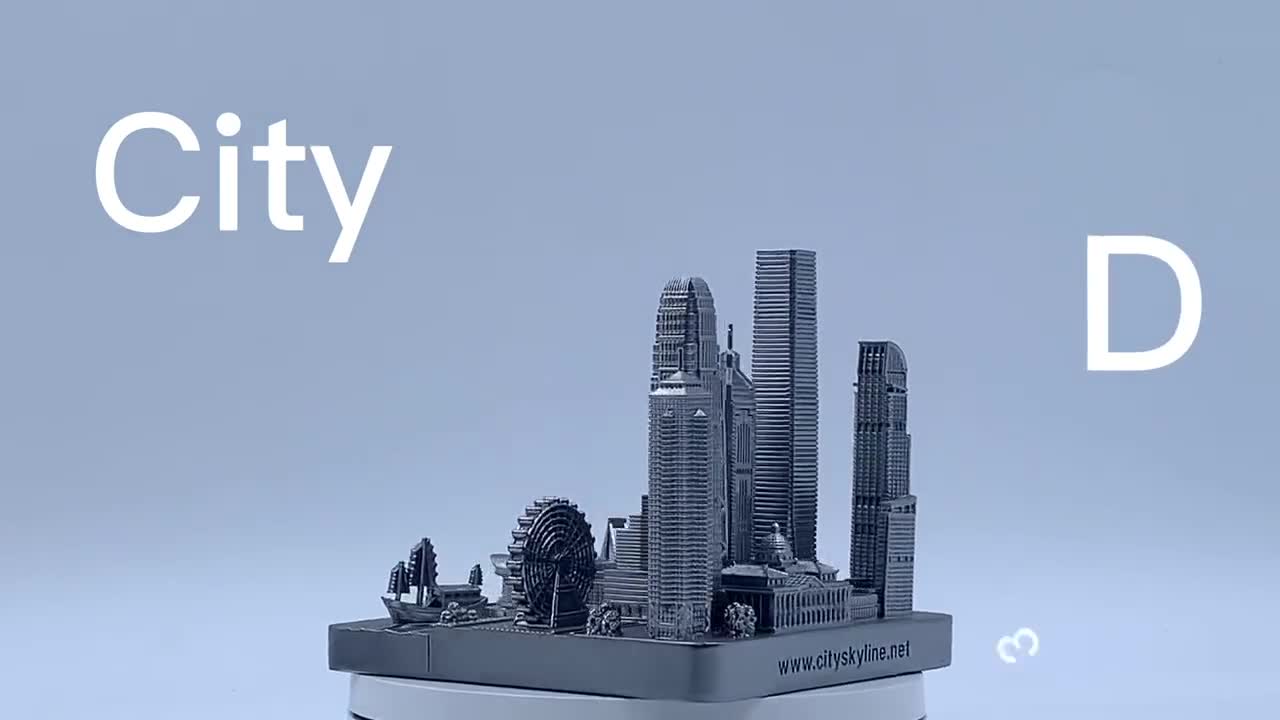 ZIZO Tokyo City Skyline Landmark 3D Model Souvenir Decoration Gift