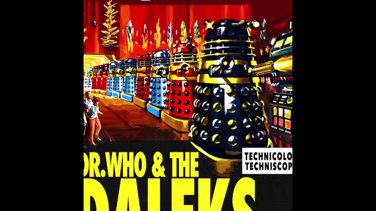 Dr. Who and the Daleks Movie Poster Print: Peter Cushing Fan Art