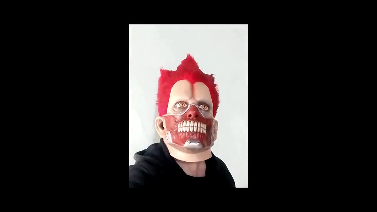 ドロヘドロ ラテックスマスク ドロヘドロ コスプレ レッドボス 魔術師