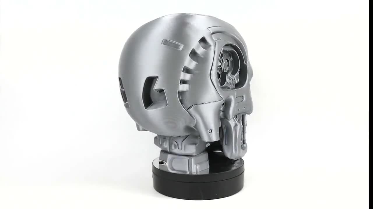 ターミネーター エンドスケルトン ヘッドホンホルダー、スカル T-800