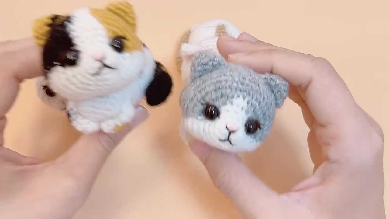編みぐるみかぎ針編み猫パターンバンドル：6in1（PDFパターン） - Etsy