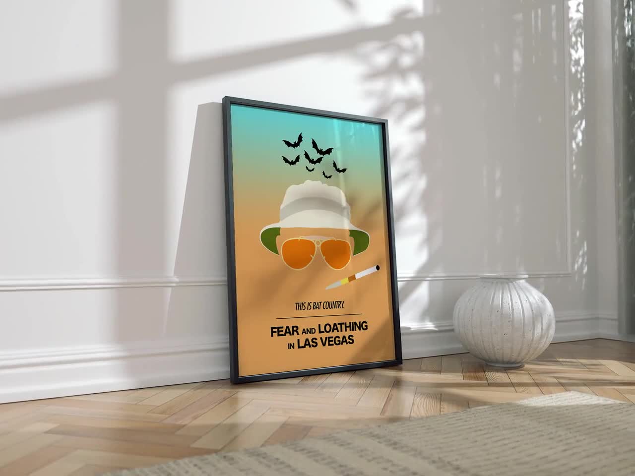 Fear and Loathing in Las Vegas Poster, Minimalist Movie Print