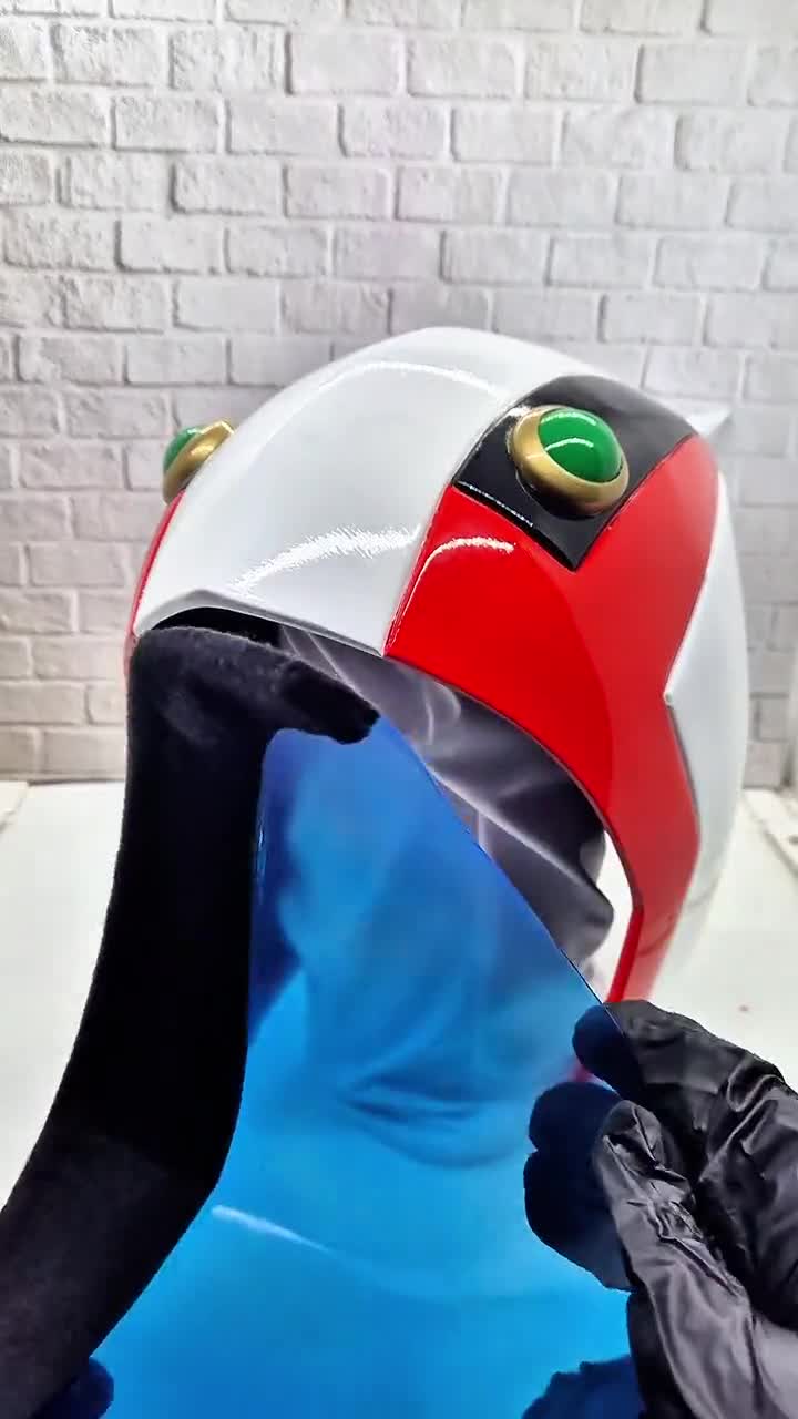 昭和レトロ　ガッチャマン　ヘルメット 手作りガッチャマンコスプレヘルメット：カスタムサイズ、コレクターズ
