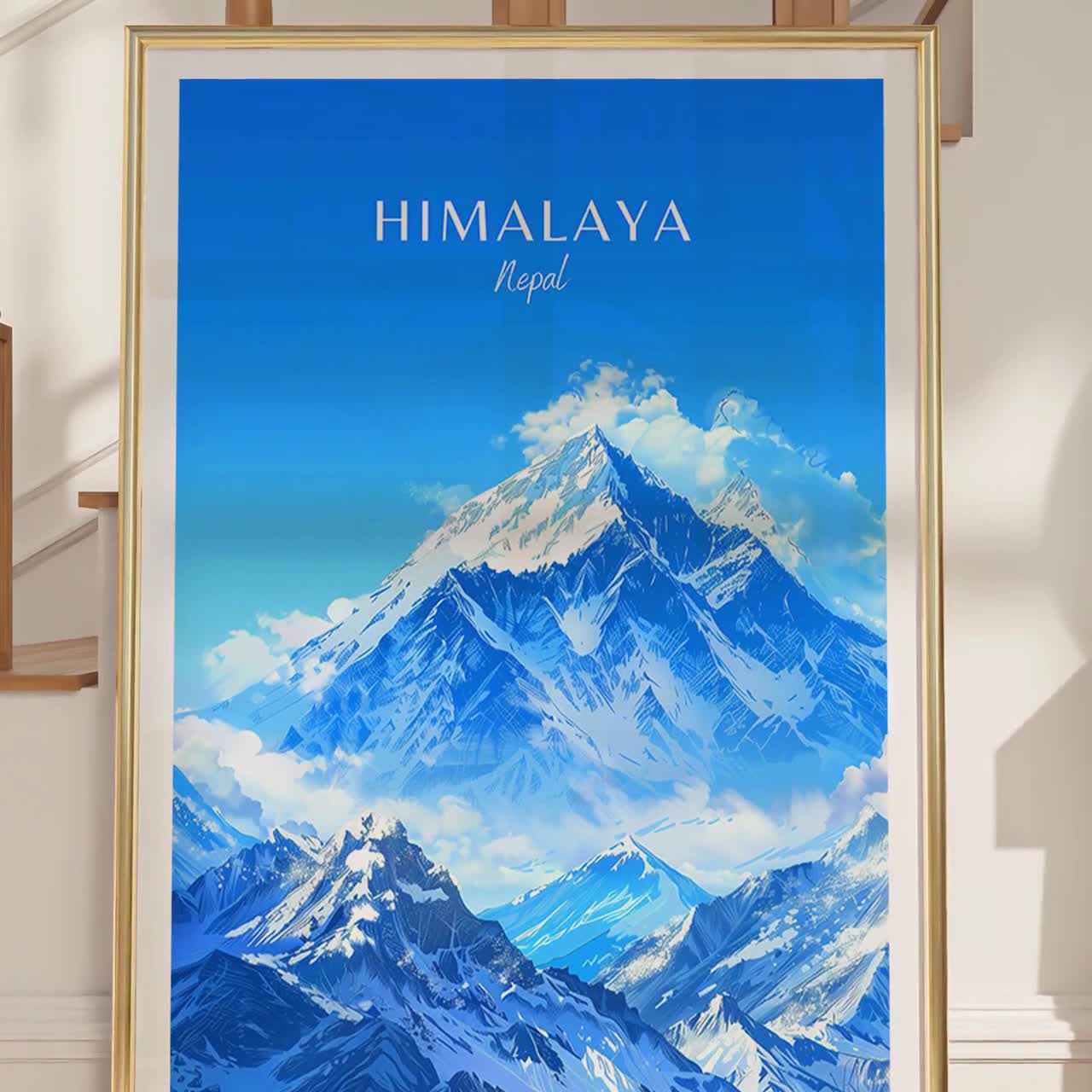 Himalaya Poster - Nepal Wall Art, the Perfect Gift and a Lasting