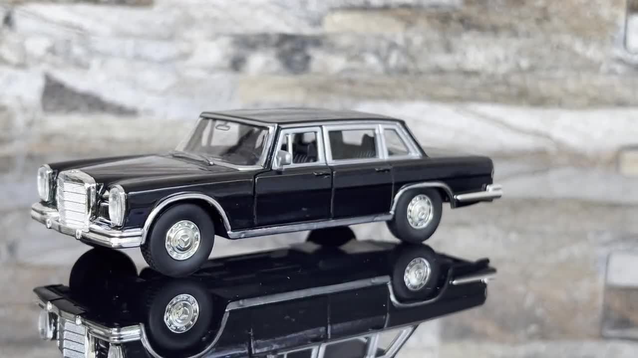Mercedes Benz 600 1963 , Vintage Model Car , Diecast Car, 1/36