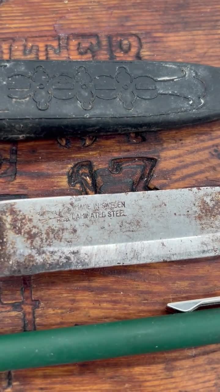 Vintage Swedish Mora Knife: Collectible Frost Laminated Steel
