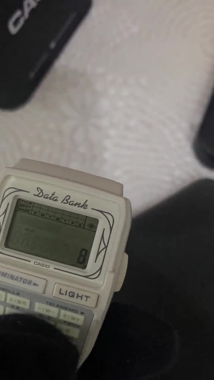 希少 Nos Casio DBC-63 データバンク テレメモ 50メモリ 電卓 腕時計
