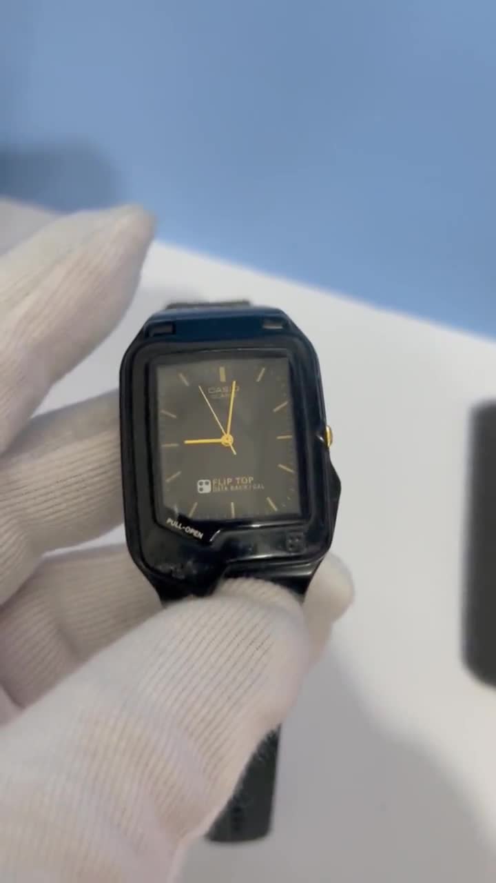 Vintage Casio Flip Top FTP-30 Watch / Mod: 761 /mens Watch Japan