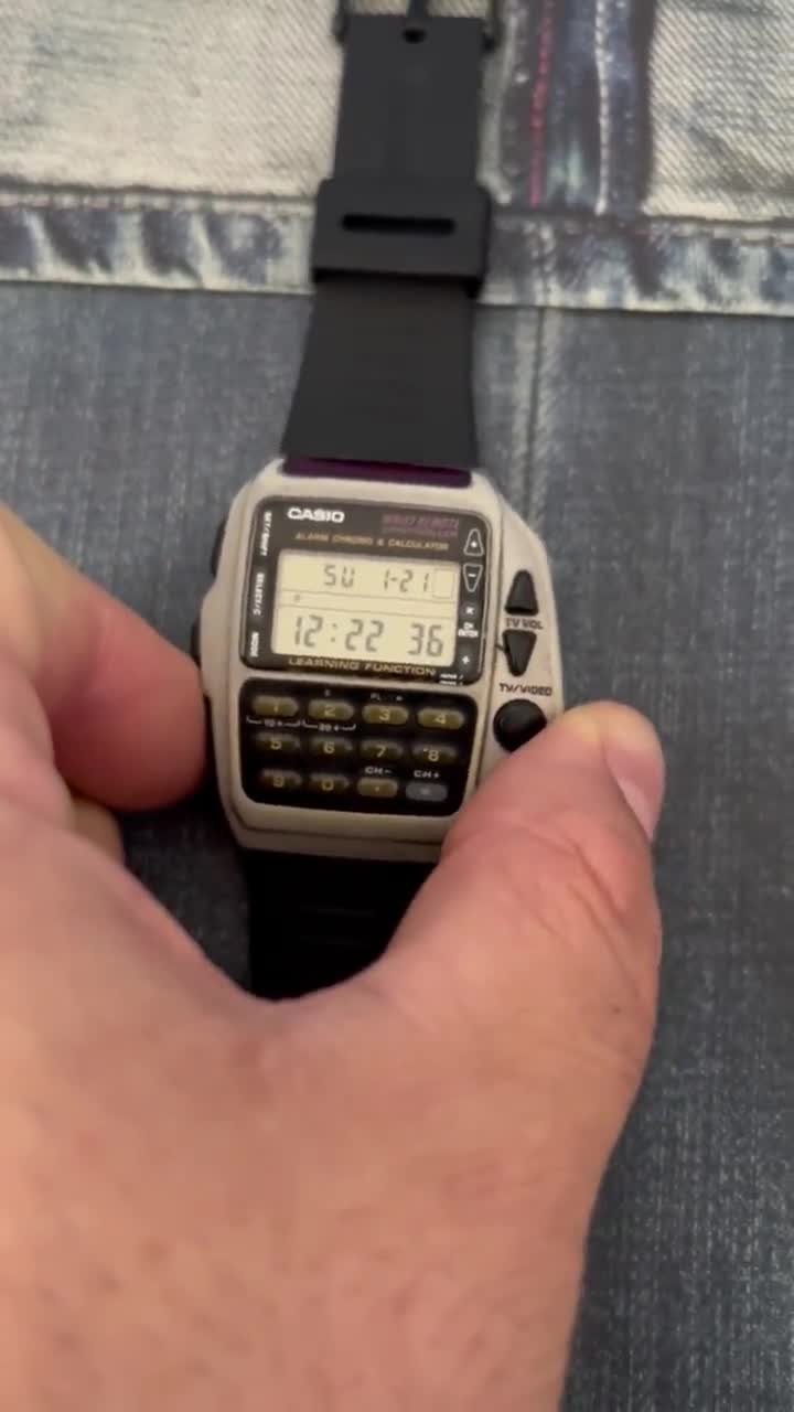 RARE Vintage Casio CMD-40 Learning Tv Remote Control/ Modüle 1174