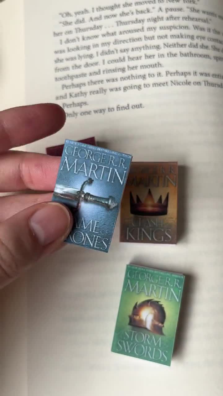 Handmade MINI GOT Series (set of 4 Mini Books) | TBR Books