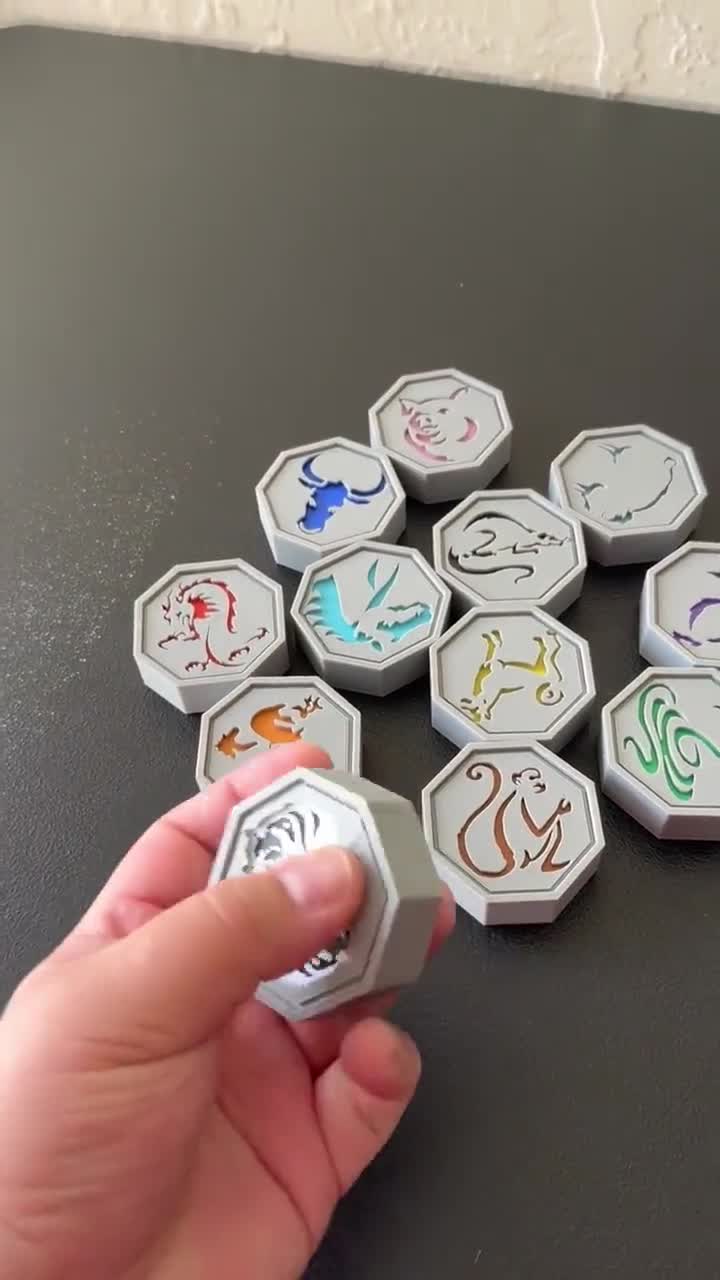 Jackie Chan Adventures - JUMBO Talismans! 56mm X 56mm and 19mm