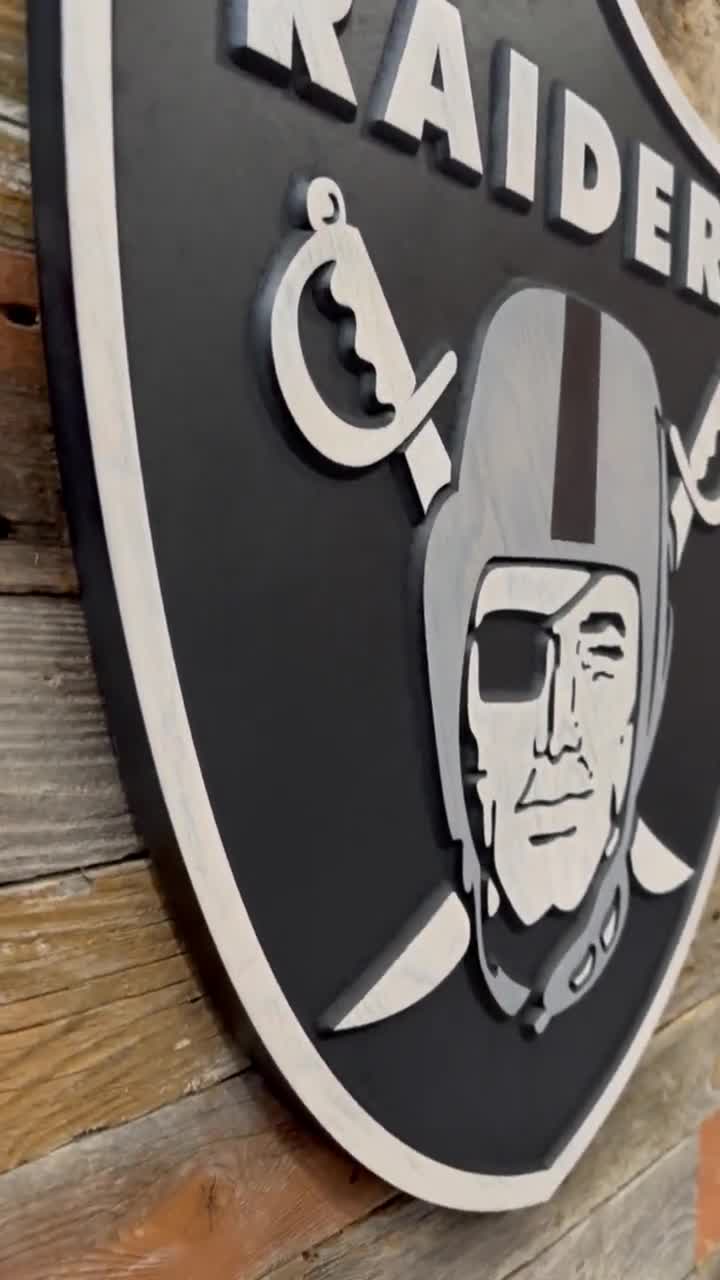 Las Vegas Raiders 3D Wood Sign - Etsy