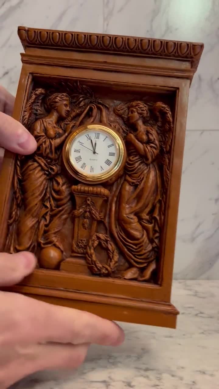 未使用 純正 非売品 タイタニック 木製置き時計 TITANIC CLOCK 未使用