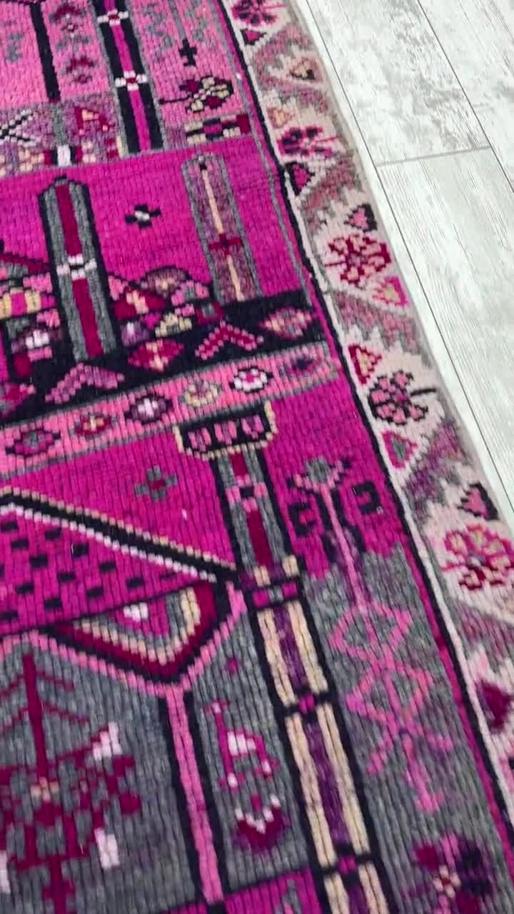 Herki ラグ 3.3x10.5 フィート、トルコラグ、ヴィンテージランナーラグ