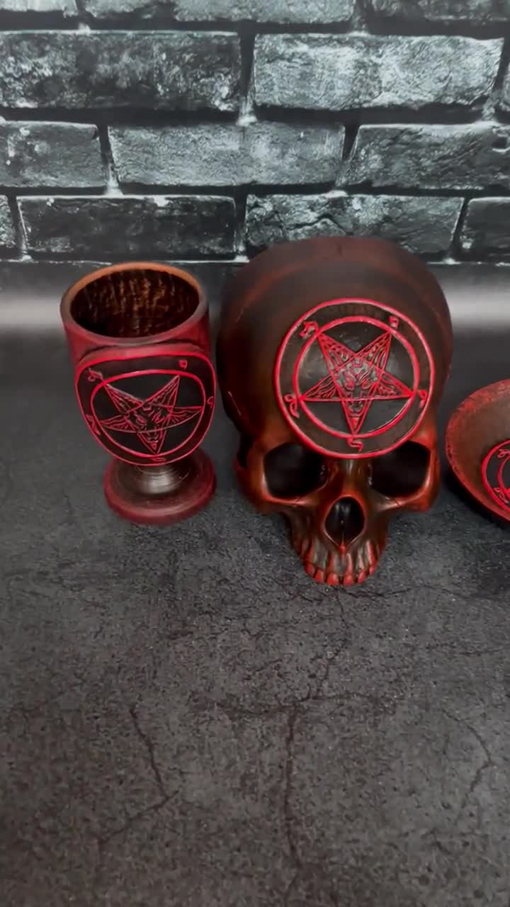 Baphomet Satanic Occult Tools Altar Ritual SET - Etsy