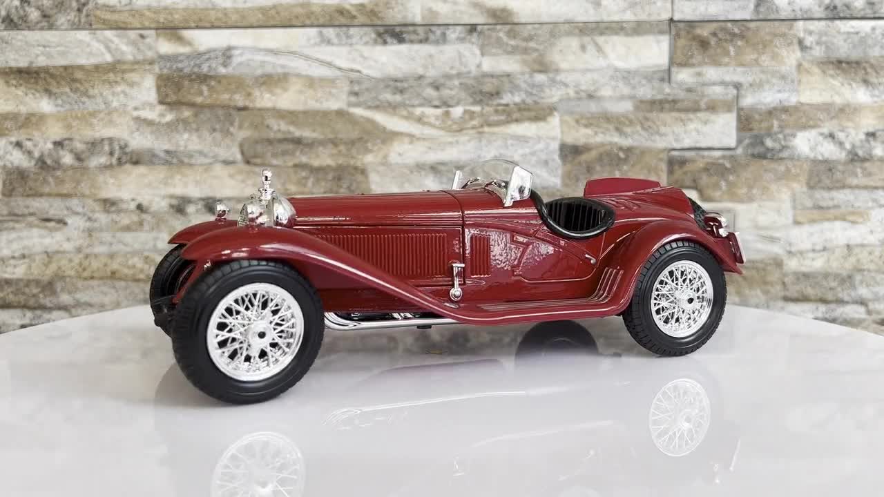 Alfa Romeo 8C 2300 Spider Touring 1932, Model Car, Diecast Car, 1 Alfa Romeo 8C 2300 Spider Touring 1932, Model Car, Diecast Car, 1