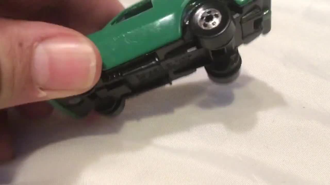 Vintage Poison Pinto Die-cast Car Mattel Made in France Green