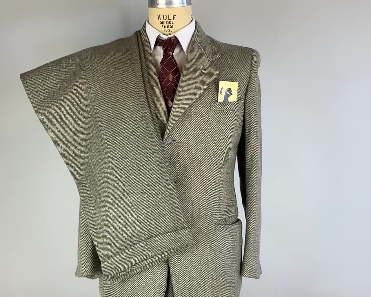 1940年代 ナッティ ノッティンガム スリーピーススーツ | ヴィンテージ
