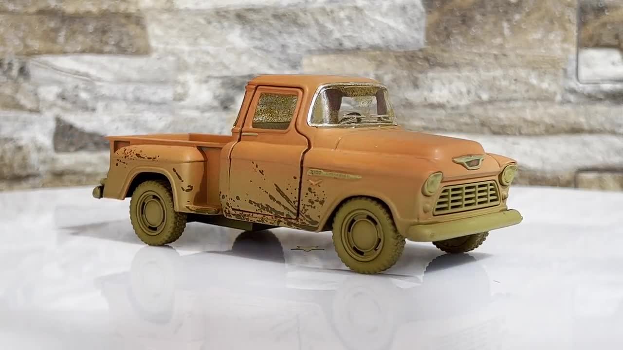 Chevy Stepside 3100 Pickup 1955 | 1/32 Scale Model Pickup