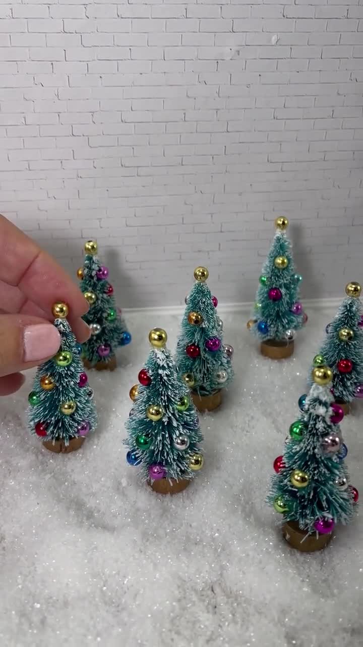 Miniature Christmas Tree, Tiny Christmas, Fairy Garden Accessories