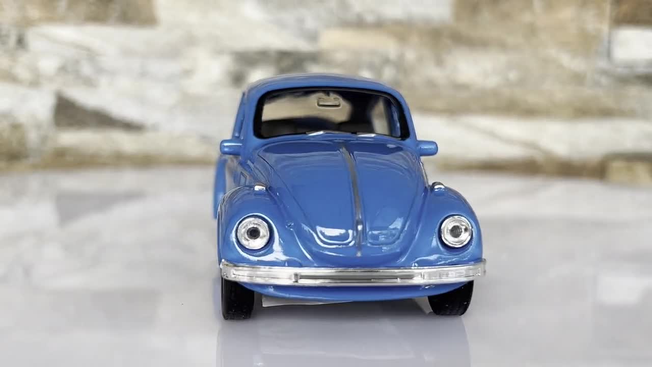フォルクスワーゲン ビートル、モデルカー、1/34 ダイキャストカー、1