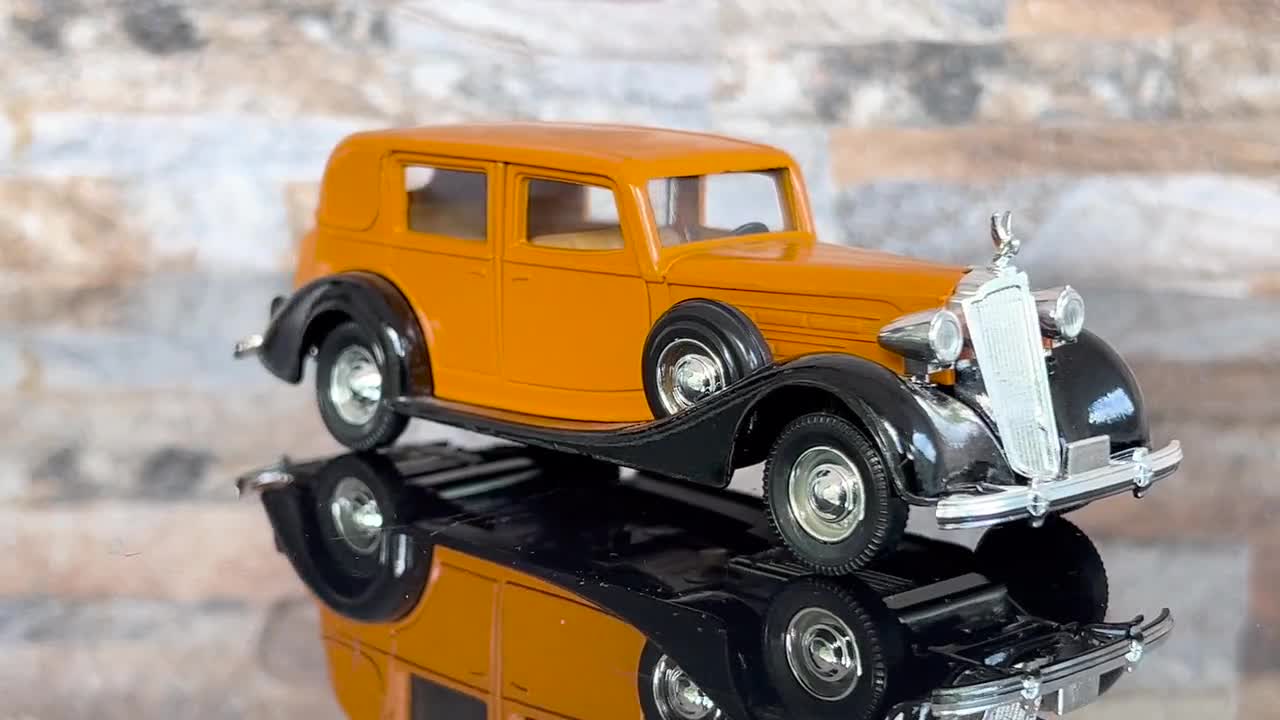 1937 パッカード、ヴィンテージモデルカー、ヴィンテージダイキャスト