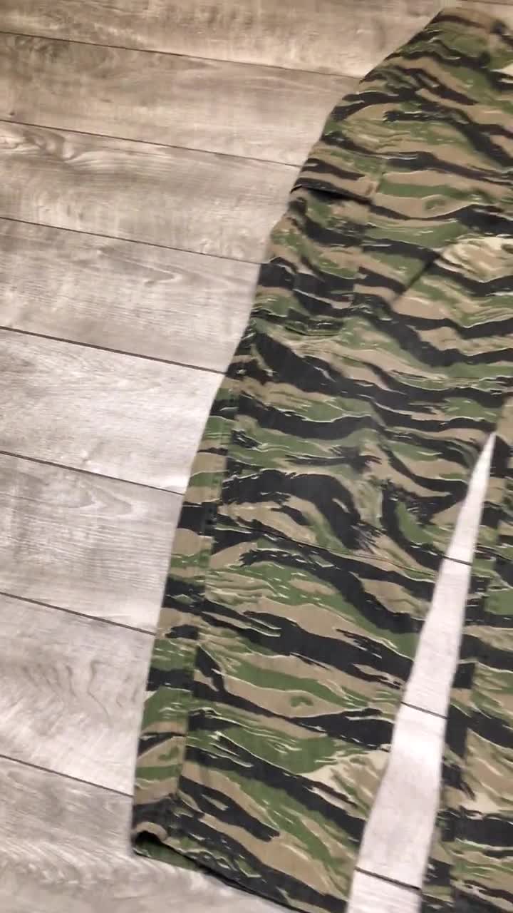 TRU SPEC Tiger Stripe Vintage Desert Combat BDU Pants 32” Inseam