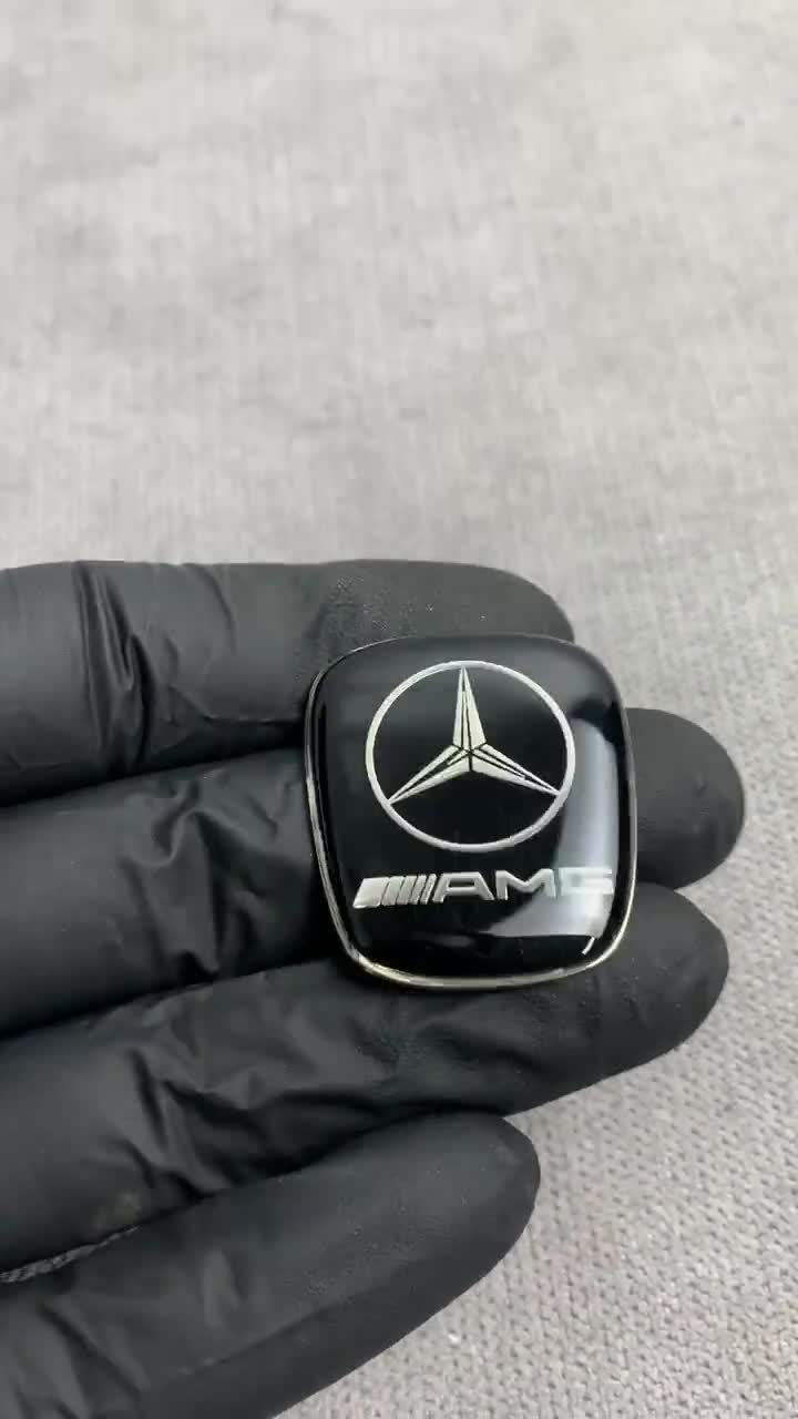 ギアシフトボックスバッジエンブレムAMGスタイルメルセデスベンツW140