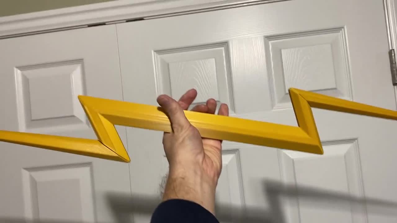 36in ZEUS Lightning Bolt (3D Printed Costume Prop) - Etsy