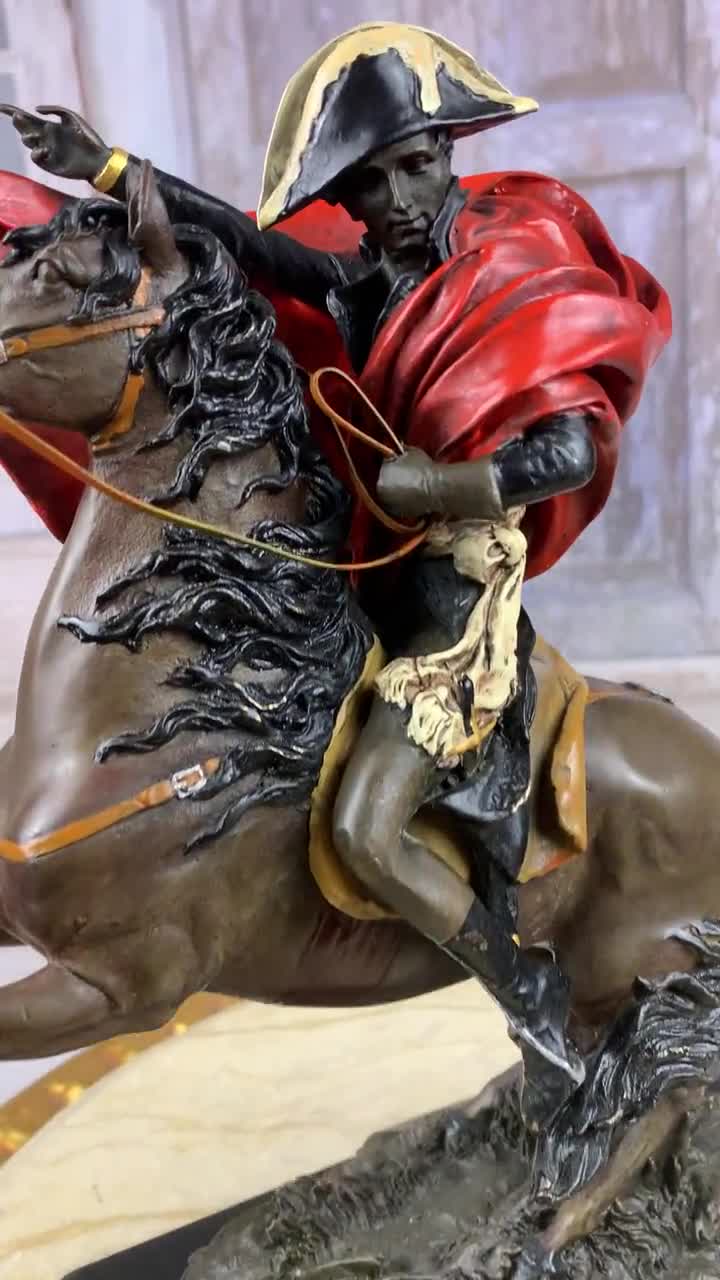 ナポレオン・ボナパルトのブロンズ像 – 大理石台座付き彩色像 - Etsy 日本