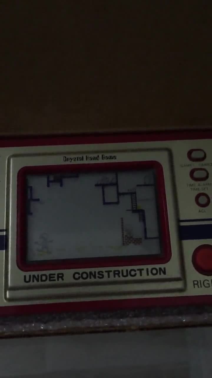 増田屋 LCD プレイ＆タイム（工事中）クリスタルヘッドゲーム