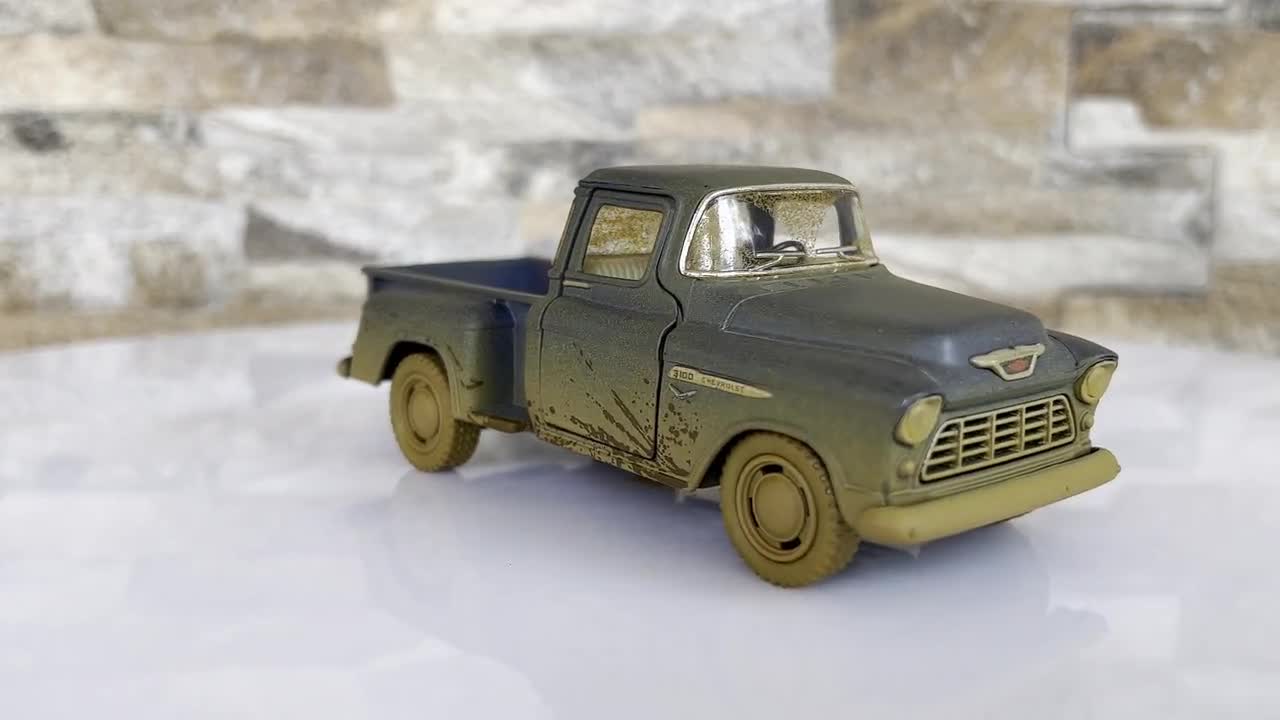 Chevy Stepside 3100 Pickup 1955 | 1/32 Scale Model Car | Model
