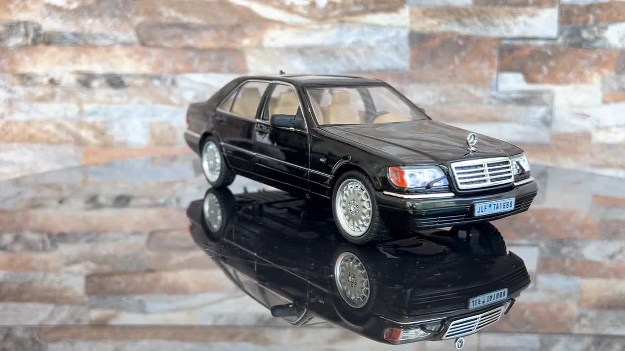 Mercedes Benz S320 1996, Vintage Model Car, Diecast Car, 1/24
