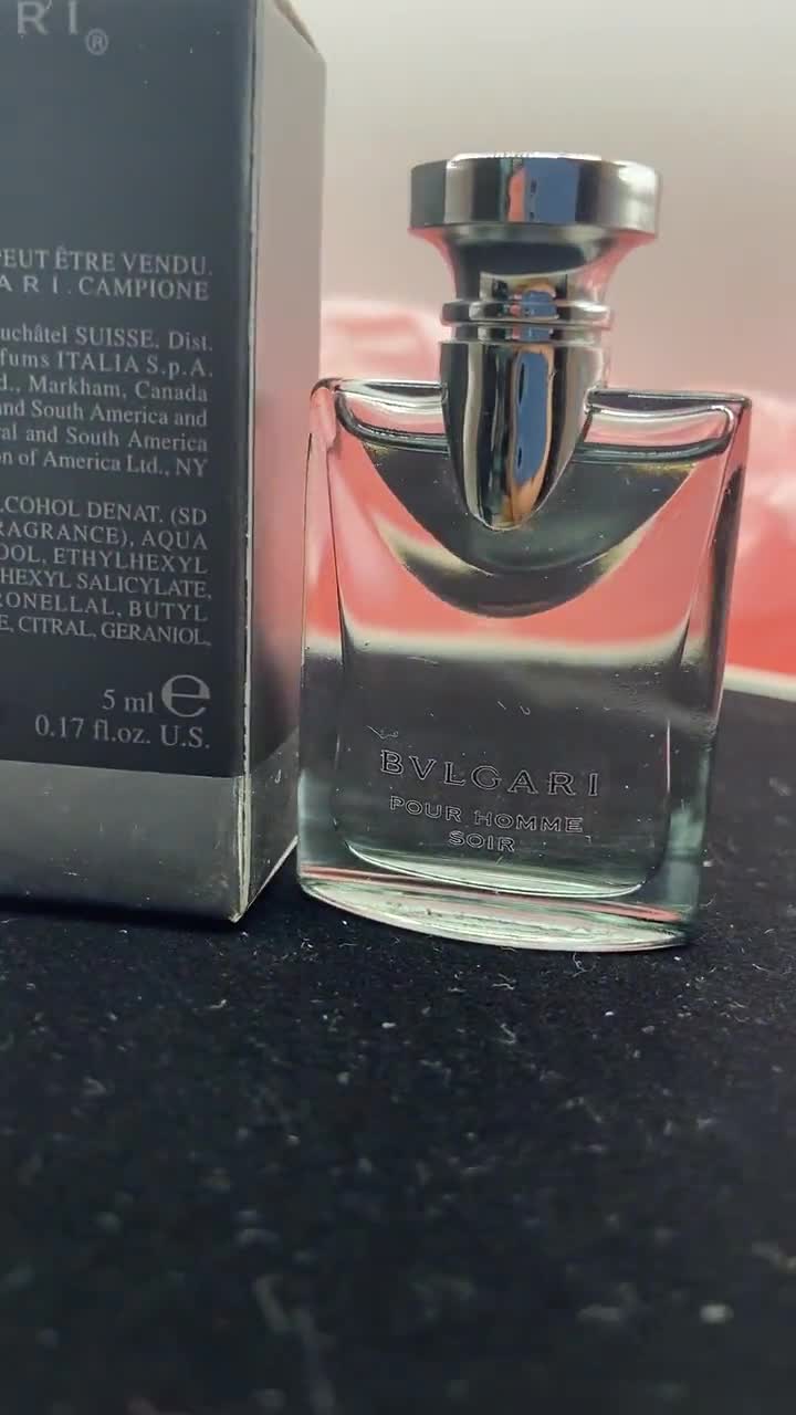 Bvlgari Pour Homme SOIR MINI Eau Toilette 5ml. Soft