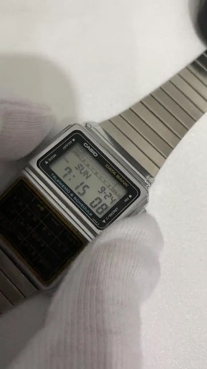 ヴィンテージ カシオ DBC-600 データバンク/電卓 Mod;563/希少で非常に