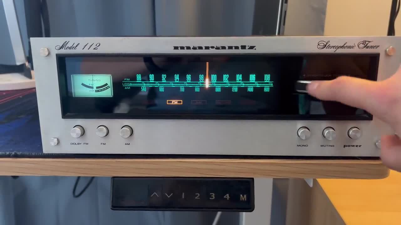 Vintage Marantz Model 112 Stereophonic Receiver, AM/FM Tuner - Etsy