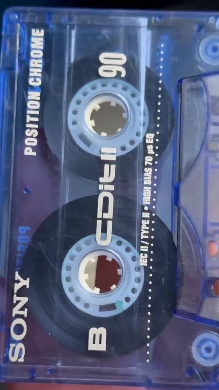 ソニー コンパクトカセット CD it II 90ポジション クローム スライド