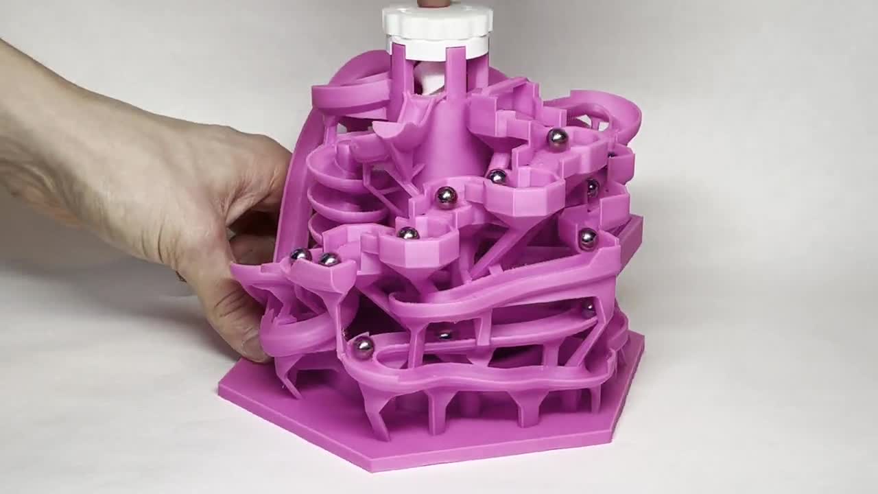 Nova (file) - A 3D Printed Marble Machine; Digital STL Files - Etsy