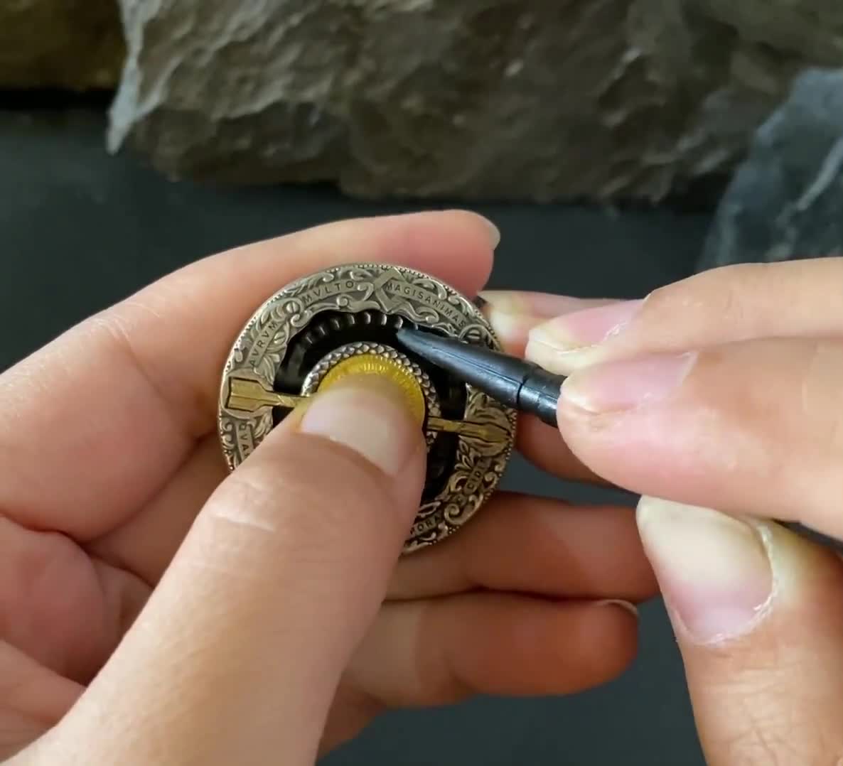 Roman Booteen's Trap With the Golden Bait Tooth Trap Hobo Nickel